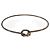 Autre Marque Bracciale Bangle Hook & Eye in Argento Ag925 K18 Auth SW1659 - vista 2