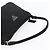 Bolso Accesorio Prada Nylon Negro Plata Auth SW1714 - vista 7