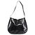 Borsa a Spalla Gancini Smalto Nero Argento Salvatore Ferragamo Auth BA7067 - vista 3