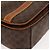 Céline Borsa a Spalla in Tela Macadam CELINE in Pelle PVC Marrone Oro Auth gh1088 D'oro - vista 10