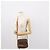 Céline Borsa a Spalla in Tela Macadam CELINE in Pelle PVC Marrone Oro Auth gh1088 D'oro - vista 22