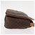 Céline Borsa a Spalla in Tela Macadam CELINE in Pelle PVC Marrone Oro Auth gh1088 D'oro - vista 4