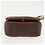 Céline Borsa a Spalla in Tela Macadam CELINE in Pelle PVC Marrone Oro Auth gh1088 D'oro - vista 9