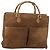 Borsa a Mano GUCCI Bamboo Camoscio Marrone Oro 002 2855 0322 0 Auth bs29507 D'oro