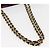 Borsa Tote Vala Chain in pelle nera e oro di Salvatore Ferragamo Auth gh1102 Nero D'oro - vista 7