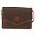 Céline Borsa a Spalla in Tela Macadam CELINE in Pelle PVC Marrone Oro Auth BA7314 D'oro - vista 2