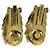 Orecchini Christian Dior in metallo dorato Auth bs30345 D'oro - vista 2