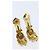 Orecchini Christian Dior in metallo dorato Auth bs30345 D'oro - vista 7