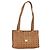 Borsa tote MCM Logogram Vicetos in pelle PVC marrone oro Auth gh1081 D'oro