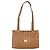 Borsa tote MCM Logogram Vicetos in pelle PVC marrone oro Auth gh1081 D'oro - vista 2