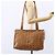 Borsa tote MCM Logogram Vicetos in pelle PVC marrone oro Auth gh1081 D'oro - vista 21