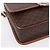 Céline Borsa a Spalla in Tela Macadam CELINE in Pelle PVC Marrone Oro Auth 150117 D'oro - vista 11