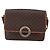 Céline Borsa a Spalla in Tela Macadam CELINE in Pelle PVC Marrone Oro Auth 150117 D'oro - vista 2
