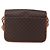 Céline Borsa a Spalla in Tela Macadam CELINE in Pelle PVC Marrone Oro Auth 150117 D'oro - vista 3