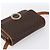 Céline Borsa a Spalla in Tela Macadam CELINE in Pelle PVC Marrone Oro Auth 150117 D'oro - vista 6