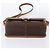 Céline Borsa a Spalla in Tela Macadam CELINE in Pelle PVC Marrone Oro Auth 150117 D'oro - vista 9