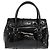 Bolso de mano Vala de esmalte negro y dorado Salvatore Ferragamo Auth BA7339 - vista 2