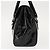 Bolso de mano Vala de esmalte negro y dorado Salvatore Ferragamo Auth BA7339 - vista 3