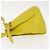 Big Bag Céline CELINE Grande borsa a secchiello in pelle gialla e argento autentica 148918 Giallo - vista 4