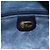 GUCCI Micro GG Canvas Schultertasche aus PVC-Leder in Marineblau und Gold Auth BA7238 Golden - Ansicht 16