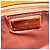 Bolsa Tote Vala de couro 2 em 1 laranja e dourada Auth BA7333 da Salvatore Ferragamo - vista 20