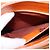 Bolsa Tote Vala de couro 2 em 1 laranja e dourada Auth BA7333 da Salvatore Ferragamo - vista 25