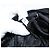 PRADA Bolso de mano de nailon negro plateado Auth 146965 Plata - vista 12
