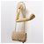 CHANEL Borsa a Spalla Matelassé con Catena in Pelle di Agnello Beige Oro CC Auth BA7295 D'oro - vue 25