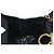 Borsa a spalla Gancini in suede nero e oro Salvatore Ferragamo Auth fm4930 D'oro - vista 18