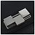 Autre Marque Marsupio in Pelle Intrecciato Nero Argento Auth bs30383 - vista 17