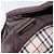 Burberry Bolsa de mão de couro marrom com detalhes em prata Auth am9046 - vista 11