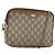 Borsa a Spalla GUCCI GG Plus Supreme in Pelle PVC Beige Oro Auth BA6237 D'oro
