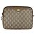 Borsa a Spalla GUCCI GG Plus Supreme in Pelle PVC Beige Oro Auth BA6237 D'oro - vista 13