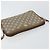 Borsa a Spalla GUCCI GG Plus Supreme in Pelle PVC Beige Oro Auth BA6237 D'oro - vista 6