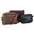 BALLY Borsa a Spalla in Pelle 3 Pezzi Marrone Nero Bordeaux Auth BA4812 Bordò