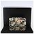 CHANEL Matelassé Bandera a Cuadros Bolsa de Cadena de Nylon Dorado CC Auth 144883A Beige - vista 12