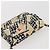 CHANEL Matelassé Bandera a Cuadros Bolsa de Cadena de Nylon Dorado CC Auth 144883A Beige - vista 6