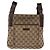 GUCCI GG Canvas Shoulder Bag Beige Silver Auth 143234 Silvery - view 13
