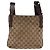 GUCCI GG Canvas Shoulder Bag Beige Silver Auth 143234 Silvery - view 2
