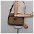 Céline Borsa a Spalla Celine C Sulky in Tela Marrone Oro Auth 143216 D'oro - vista 21