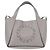 Autre Marque Stella McCartney Handtasche aus Leder 2-Wege Grau Silber Authentisch BA5955 Braun - Ansicht 13