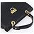 BALLY Borsa a mano in pelle nera e oro Auth 149088 Nero D'oro - vista 6
