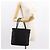 Borsa Tote PRADA in nylon nero argento Auth gh1067 - vista 22