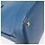 Saffiano PRADA Borsa a Mano in Pelle Safiano Blu Oro Auth fm4916 D'oro - vista 15