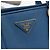 Saffiano PRADA Borsa a Mano in Pelle Safiano Blu Oro Auth fm4916 D'oro - vista 17