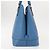 Saffiano PRADA Borsa a Mano in Pelle Safiano Blu Oro Auth fm4916 D'oro - vista 3