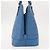 Saffiano PRADA Borsa a Mano in Pelle Safiano Blu Oro Auth fm4916 D'oro - vista 4