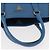 Saffiano PRADA Borsa a Mano in Pelle Safiano Blu Oro Auth fm4916 D'oro - vista 7