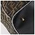 Borsa Boston in tela Zucca FENDI nera e marrone Auth bs30091 Nero - vista 17