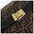Borsa Boston in tela Zucca FENDI nera e marrone Auth bs30091 Nero - vista 20